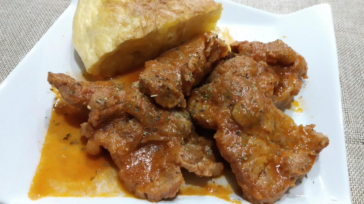 Receta de Magra con tomate