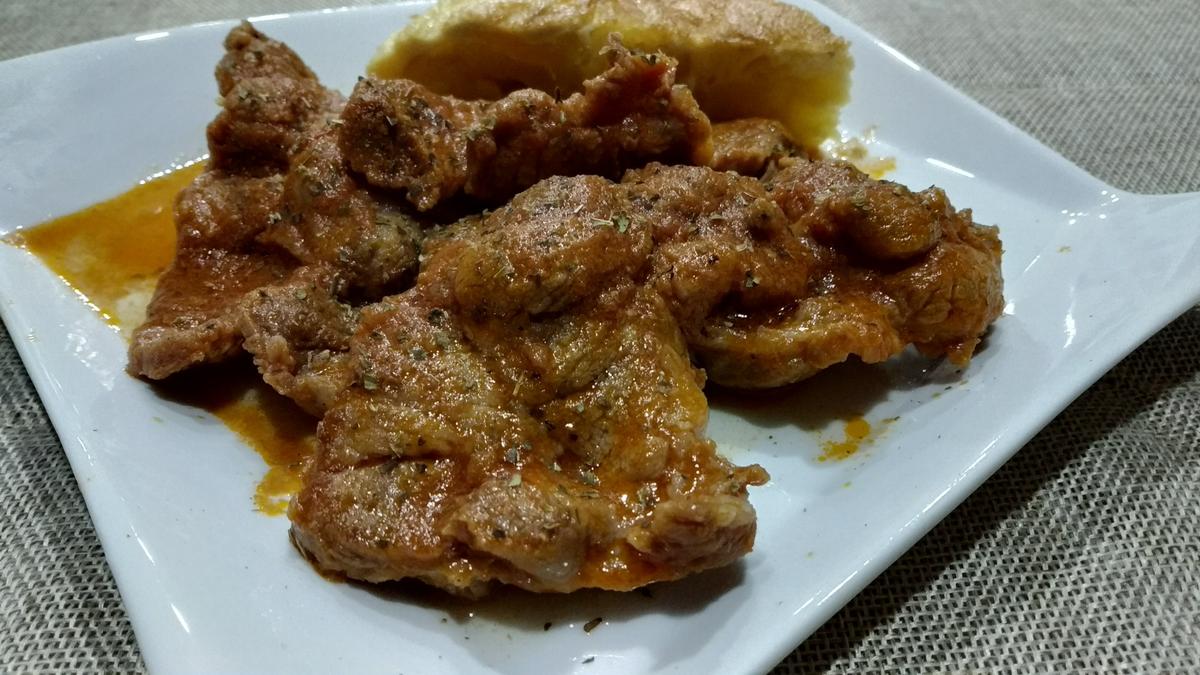 Receta de Magra con tomate