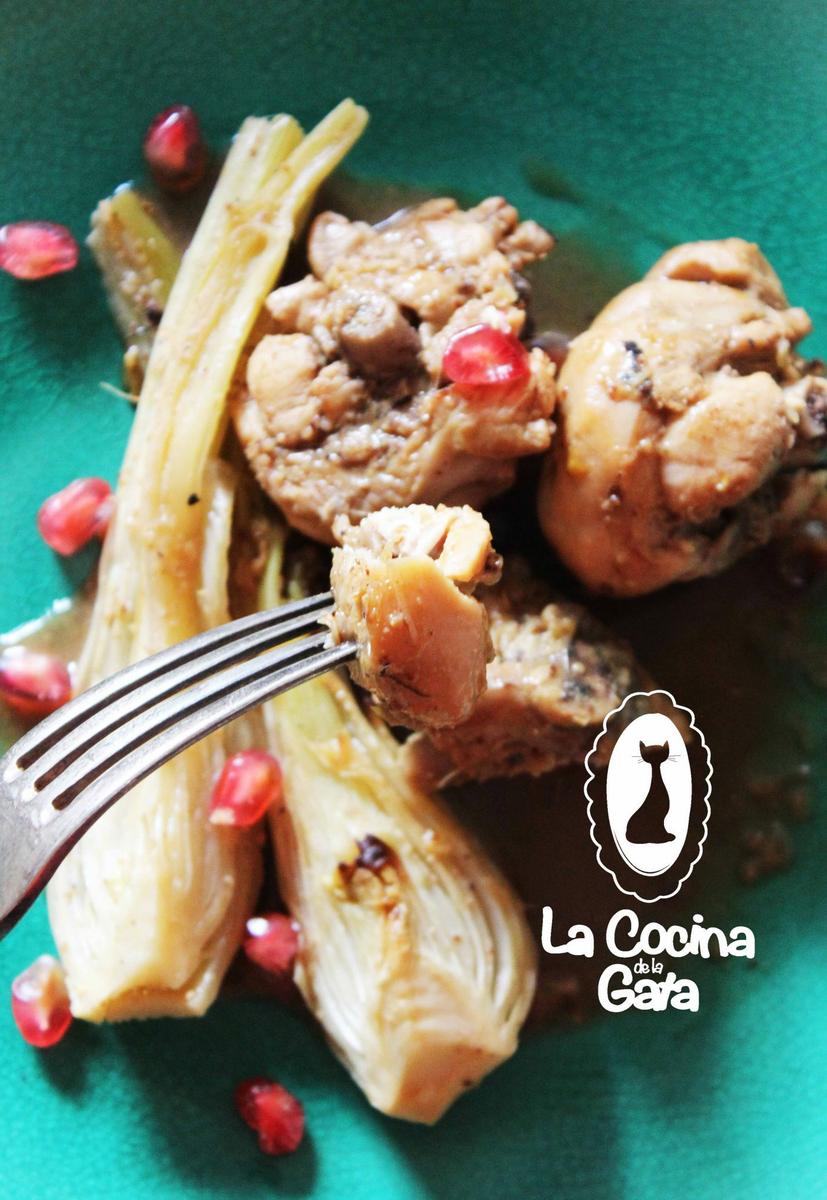 ¡Pollo con Mandarinas e Hinojo listo!