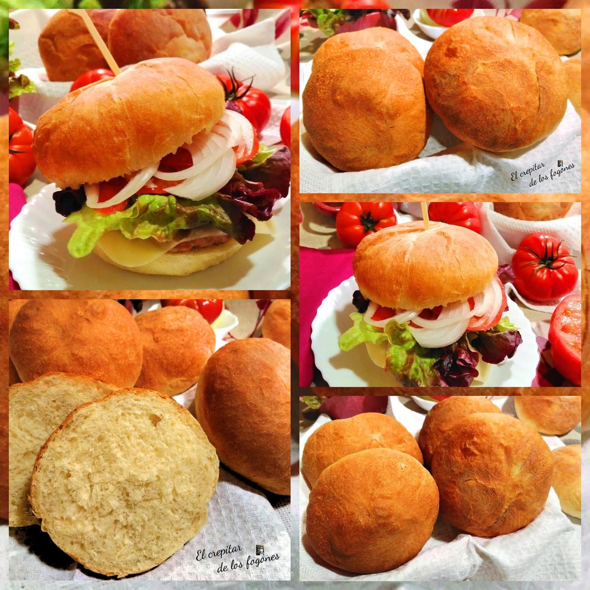 bollos de hamburguesa