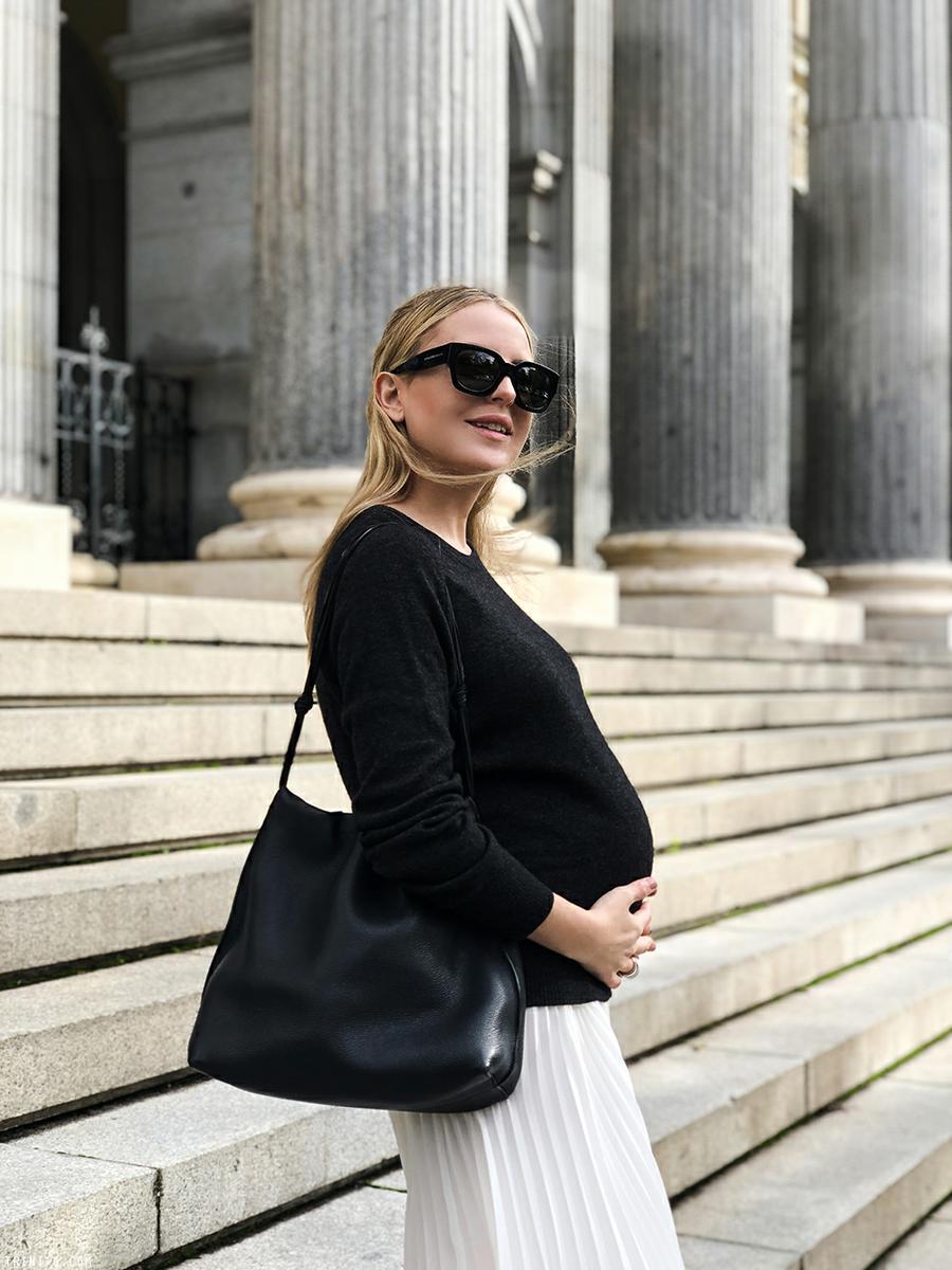 Trini | Equipment sweater Proenza Schouler skirt