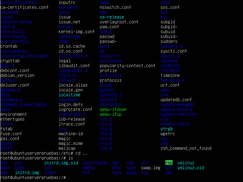 ESCRITORIO UBUNTU SERVER