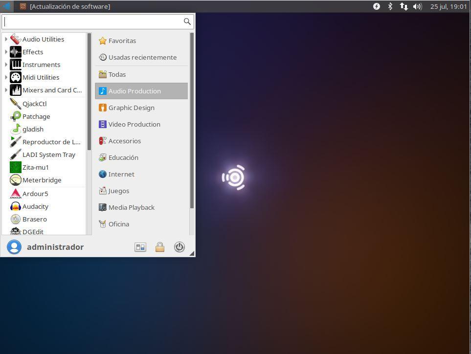 ubuntu studio escritorio audio
