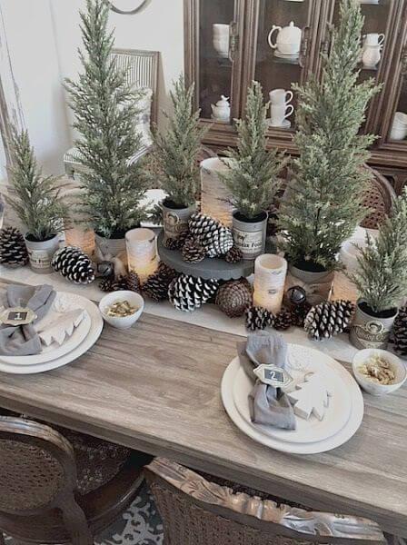 C mo NO Decorar Tu Mesa Navide a Decoraci n farmhouse-style-kitchen-table-decor-for-2023
