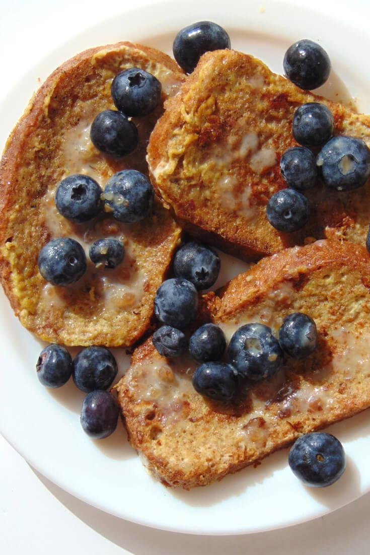 french toast saludable y sin azucar