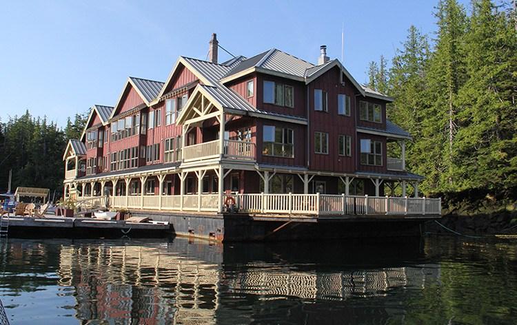 Hoteles flotantes: King Pacific Lodge en Canada