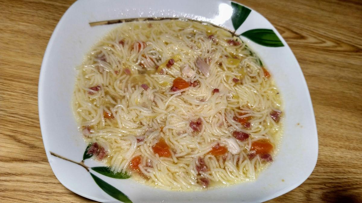 Sopas de picadillo con Thermomix.