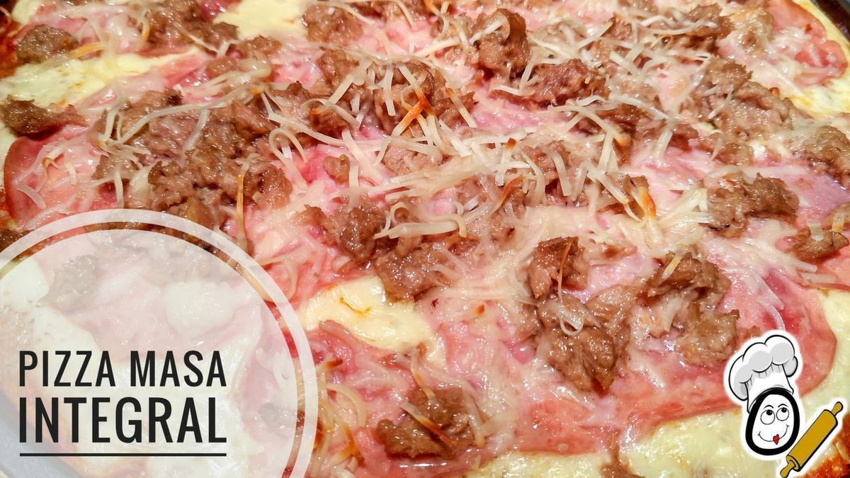 Masa de pizza integral en Thermomix