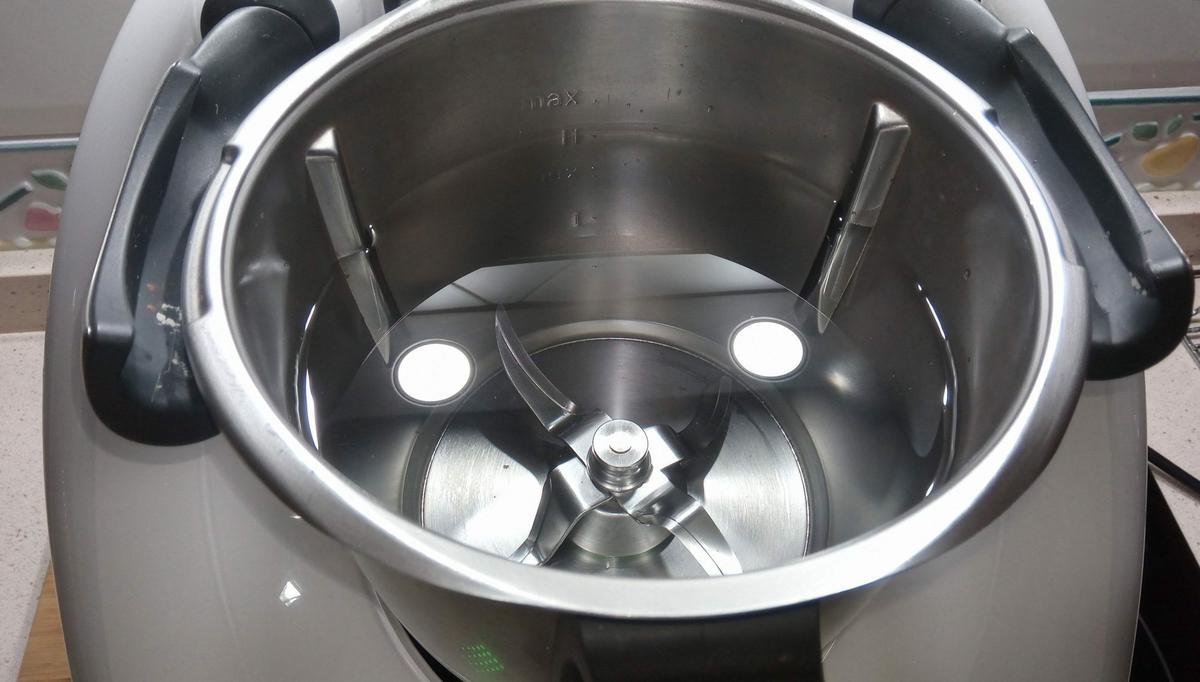 Vaso de agua en la Thermomix