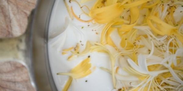 postre con madreselva