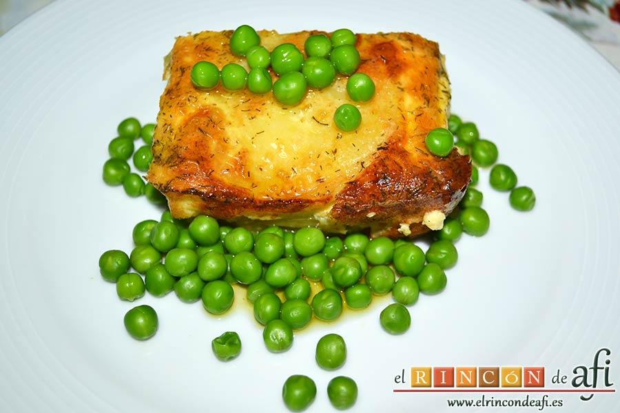 Pudin de salmón, sugerencia de presentación