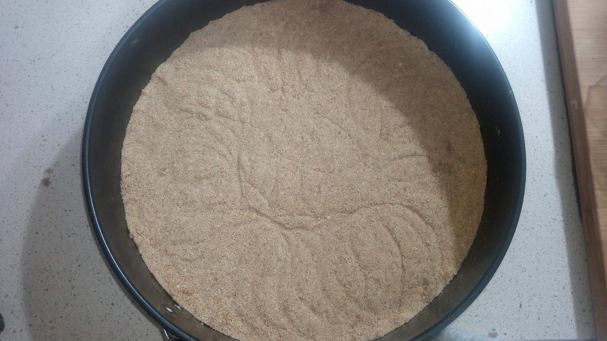 Baso de tarta de arroz con leche en Thermomix.
