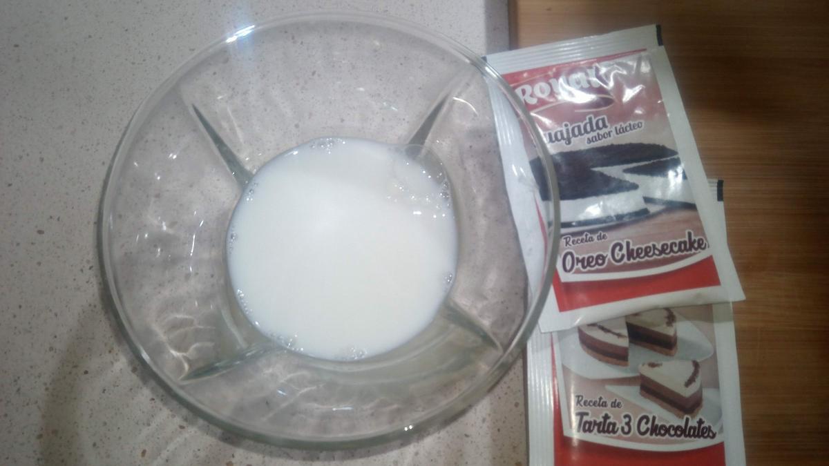 Cuajada para la tarta.
