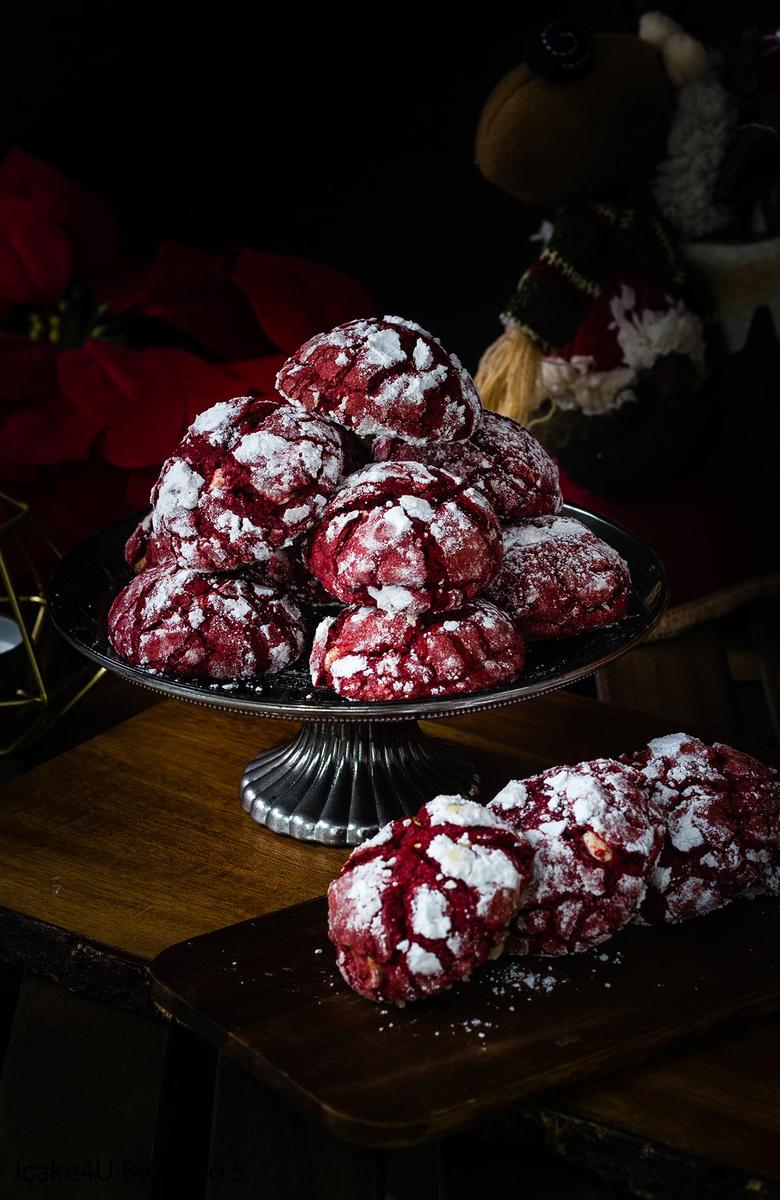 Galletas Craqueladas Red Velvet