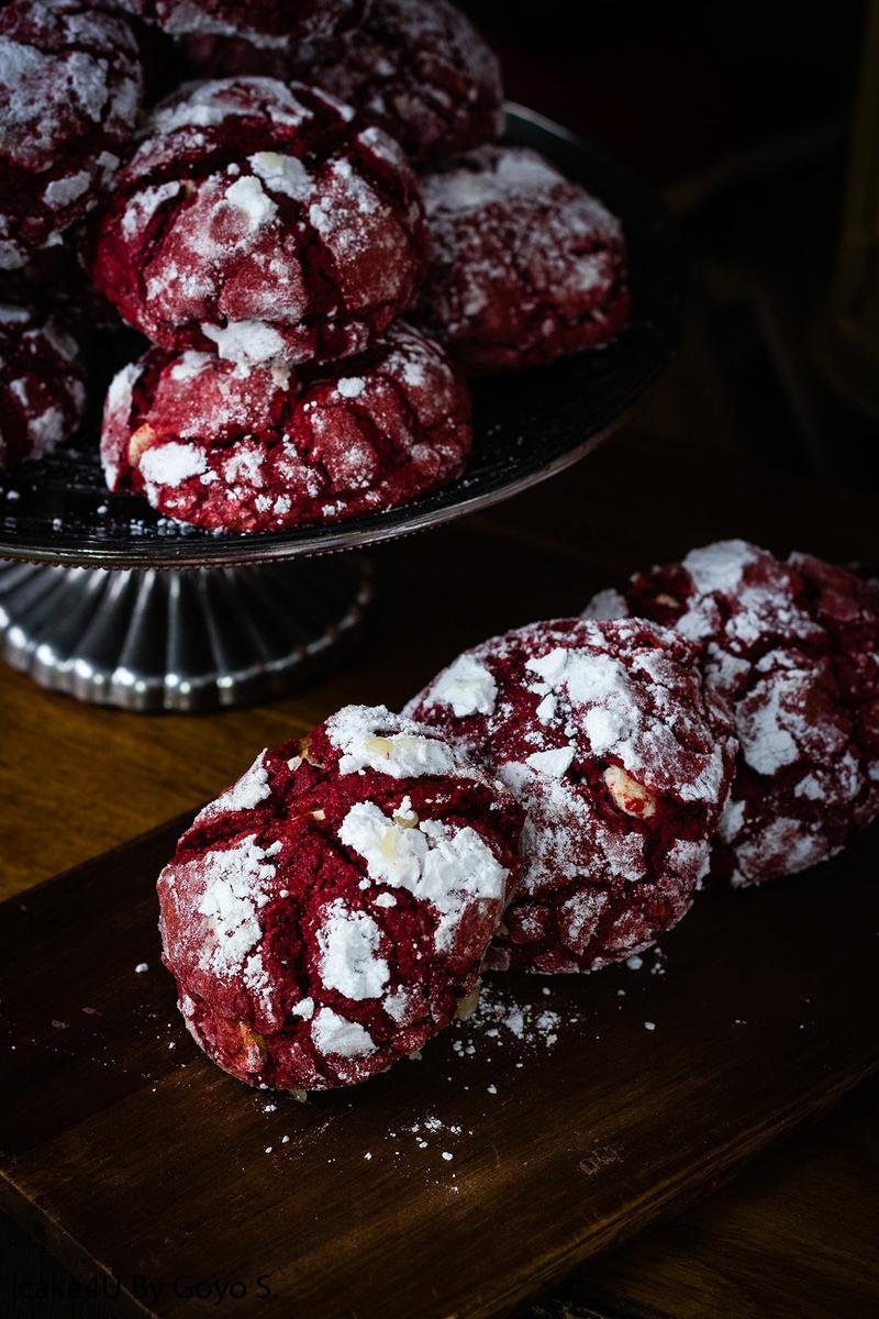 Galletas Craqueladas Red Velvet