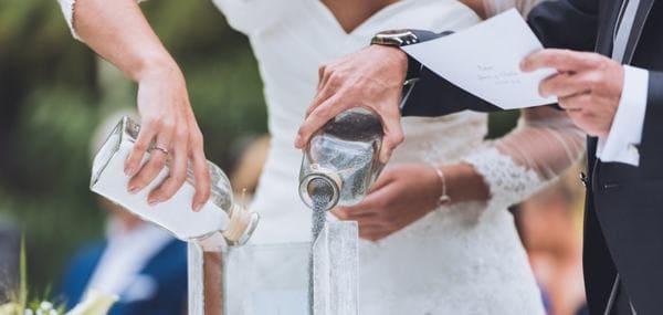 ritual de agua boda