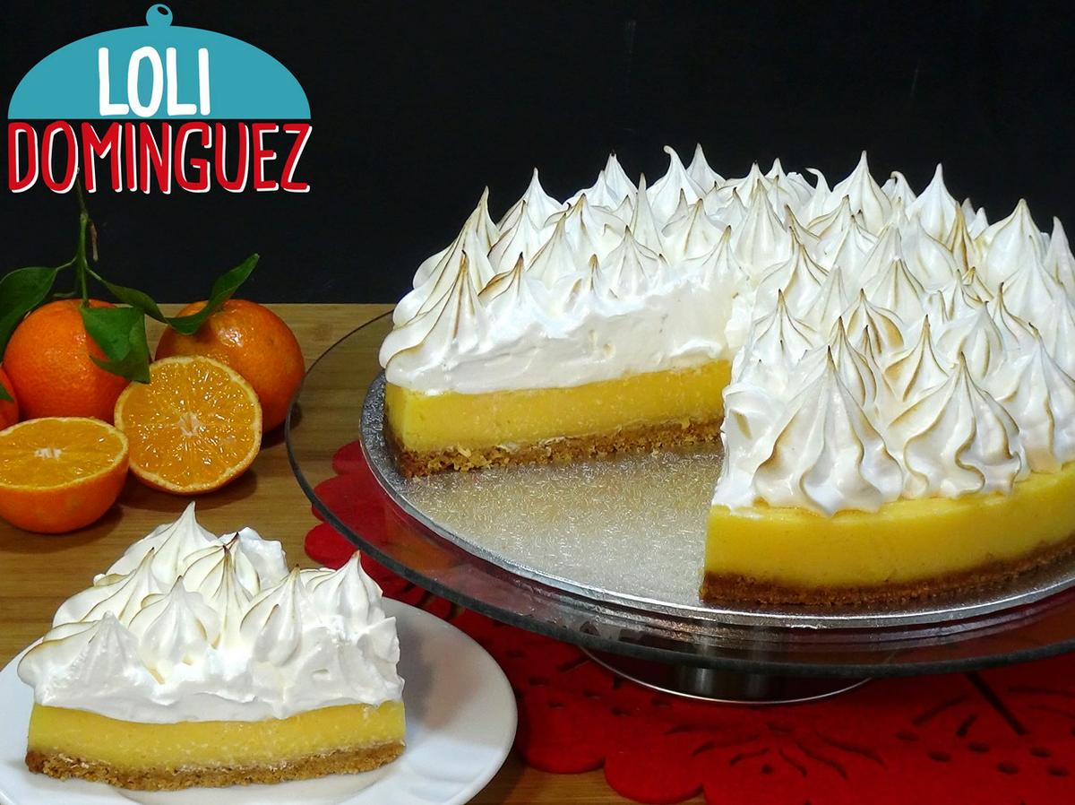 Tarta de mandarina y merengue suizo (Orange pie) Mi receta nº 500 me hace especialmente feliz traeros esta receta que además de estar deliciosa y muy fácil