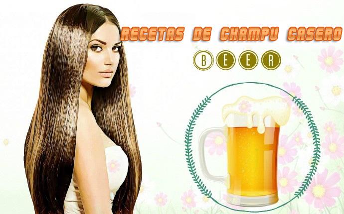 recetas caseras de champú - cerveza