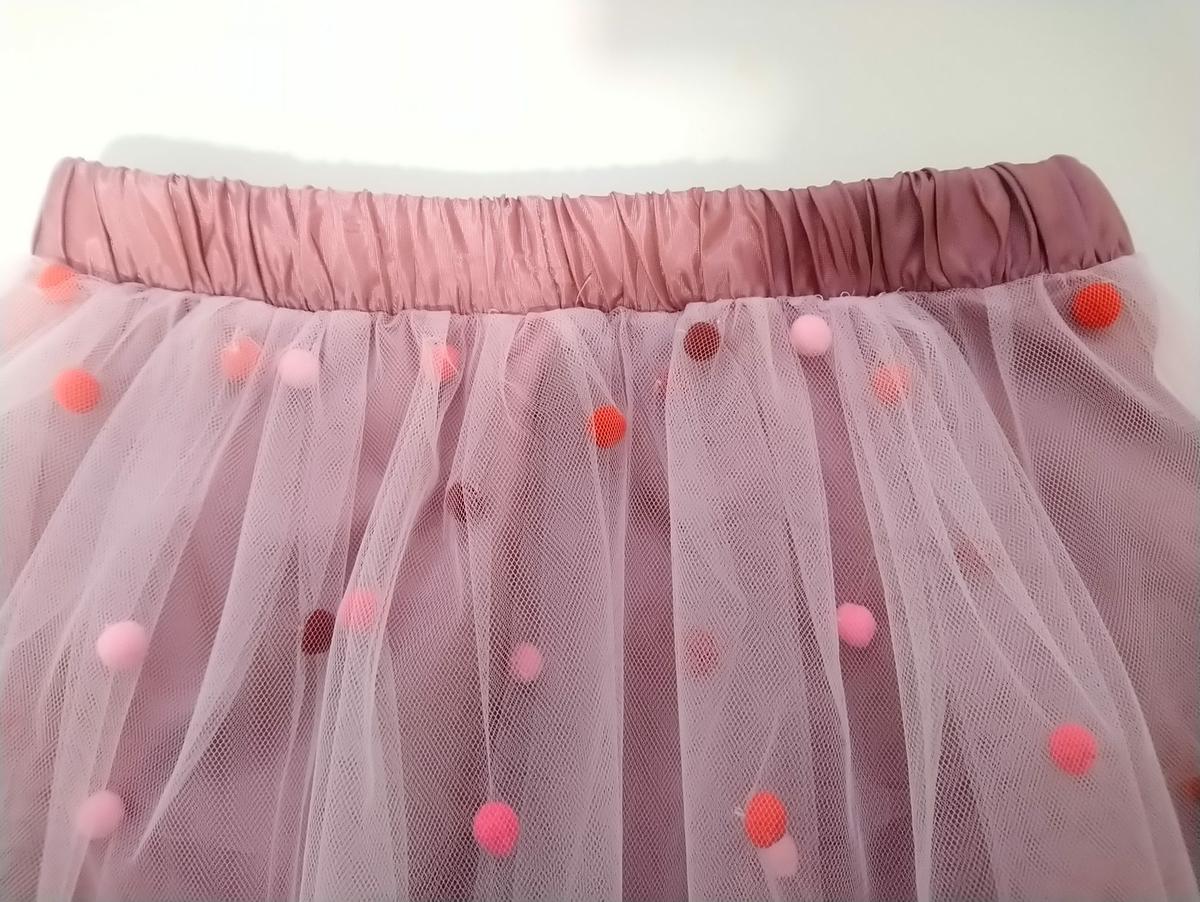 Falda infantil de tul con pompones ¡ Con patrones gratis!