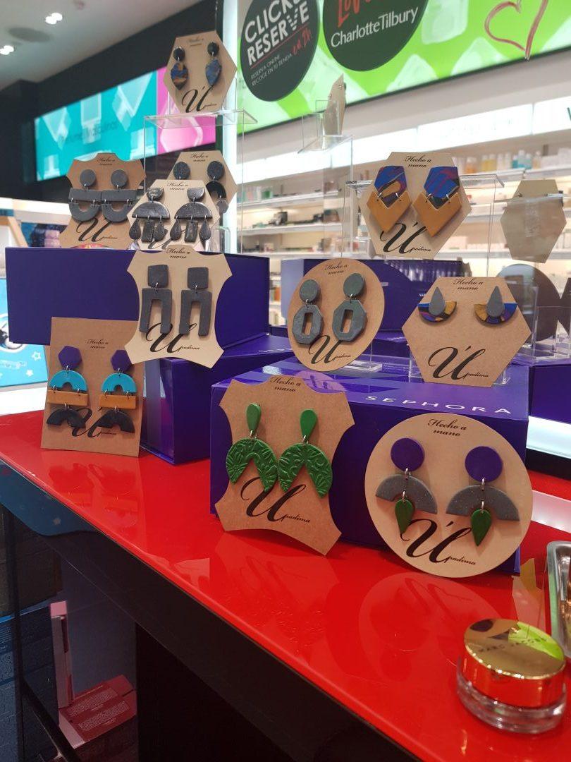 Ursula Padima presenta su nueva coleccion de pendientes en Sephora Granada