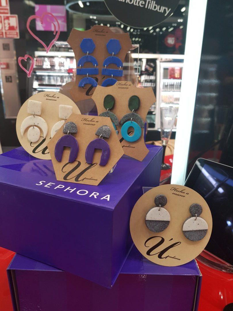 Ursula Padima presenta su nueva coleccion de pendientes en Sephora Granada