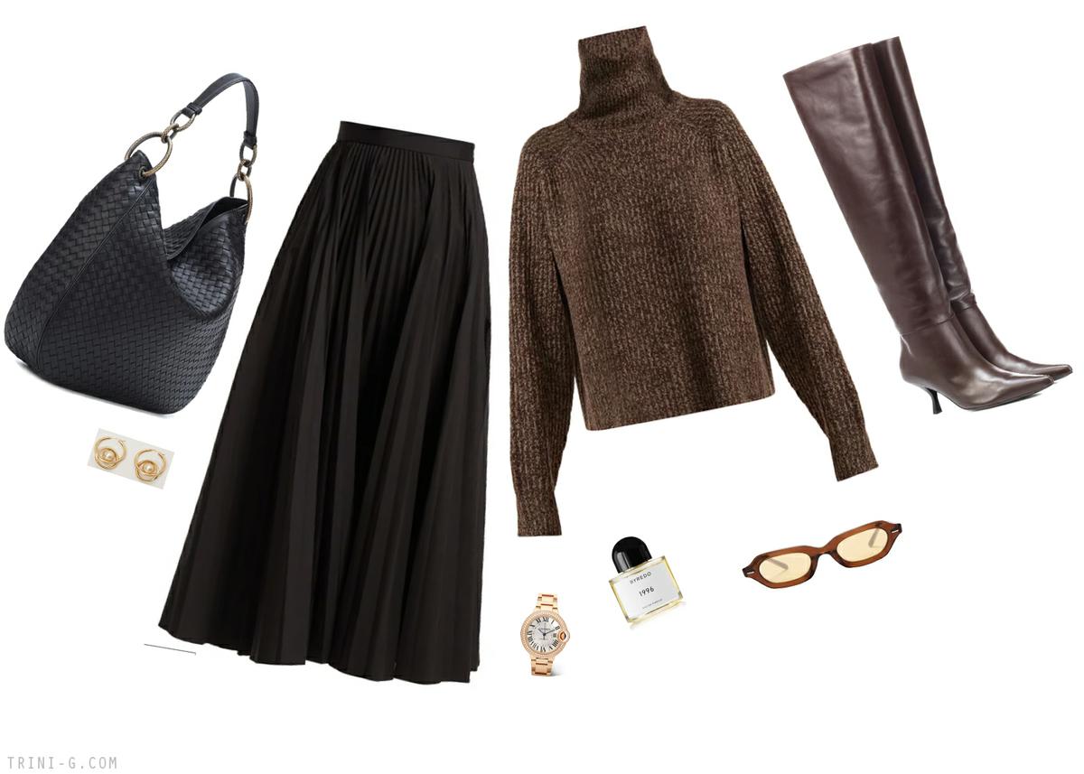 Trini | Max Mara Madame coat The Row trousers