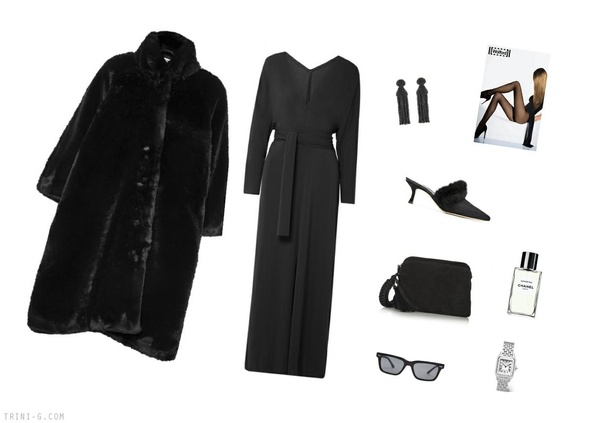 Trini | Balenciaga coat Manolo Blahnik shoes