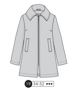 Chaqueta ottobre design Chimney collar