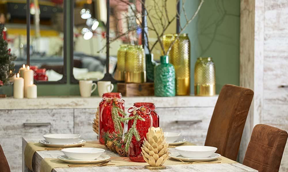 Cómo montar la mesa en Navidad Conforama