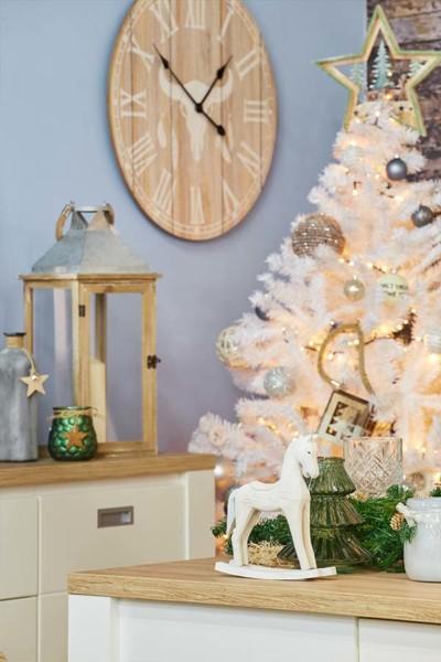 Colores neutros en la decoración de navidad Conforama