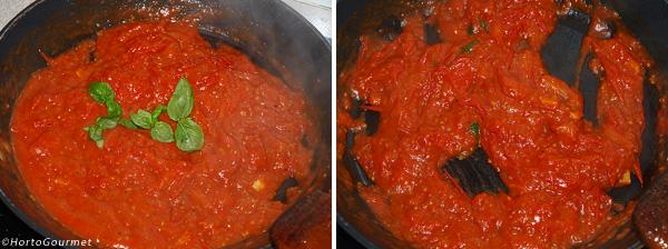 Pasta con tomate y nuez moscada paso 2