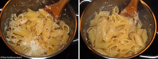 Pasta con tomate y nuez moscada paso 3