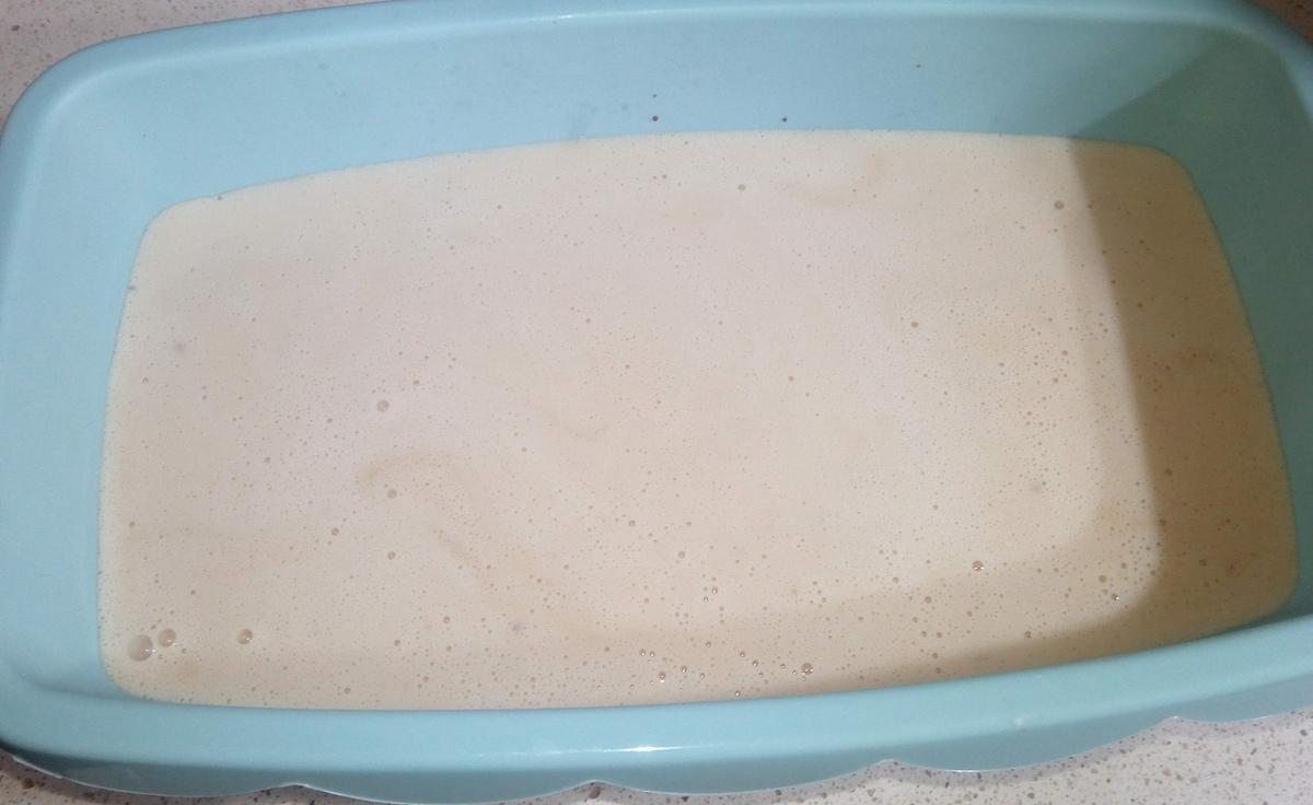 Molde de silicona para el flan.