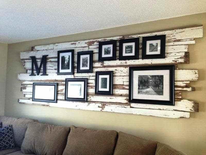  24 Ideas para decorar encima del sofá de la sala 