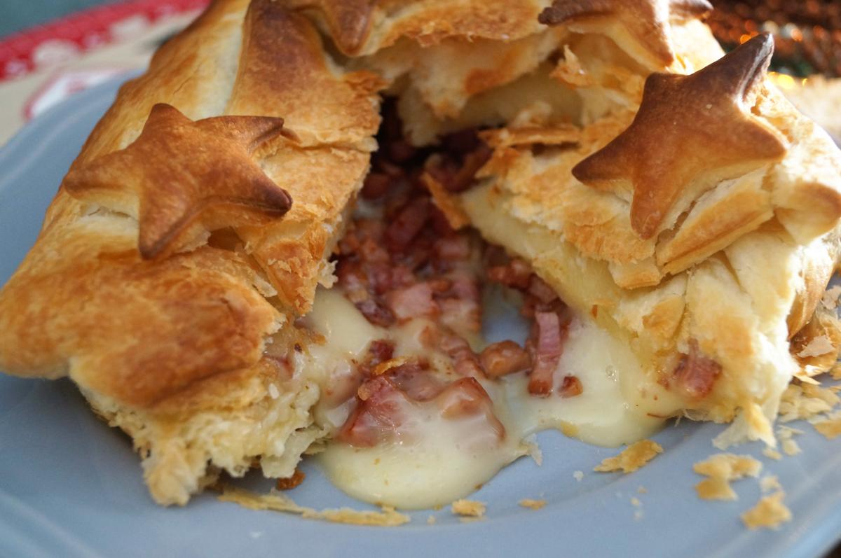 Hojladre relleno de queso