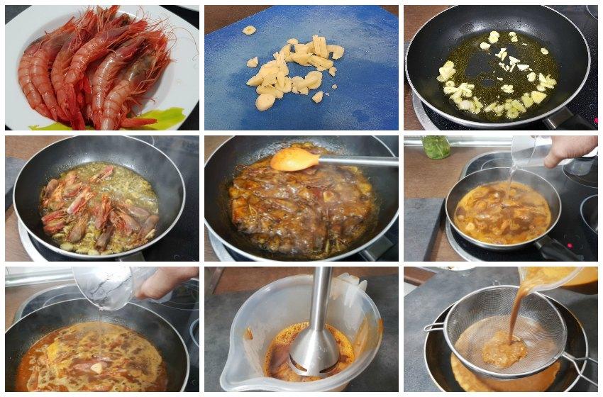 Merluza en salsa de langostinos