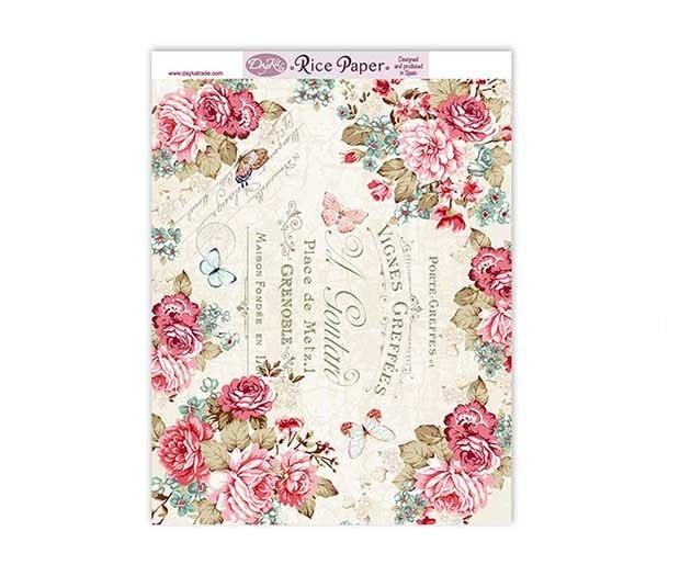 Papel de arroz para decoraciones y manualidades Dayka