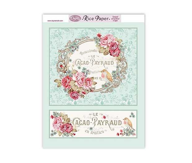 Papel de arroz japonés de dayka trade corona de pájaros