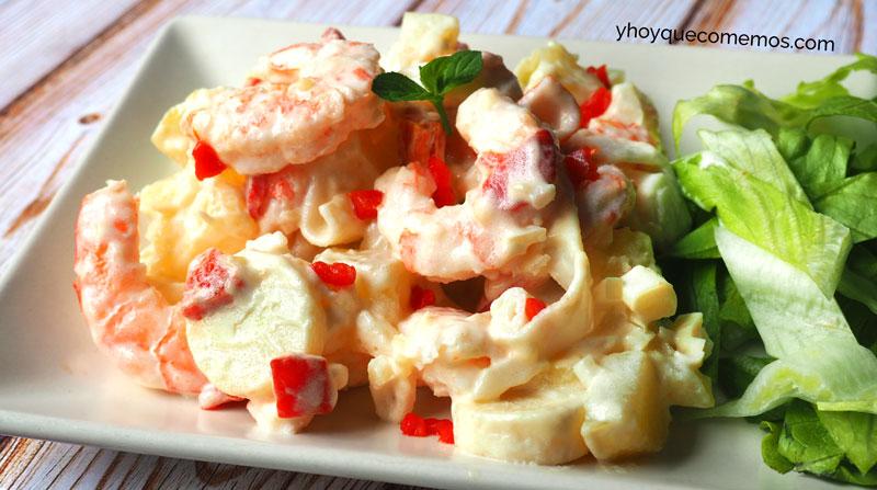 ensaladilla de marisco facil receta