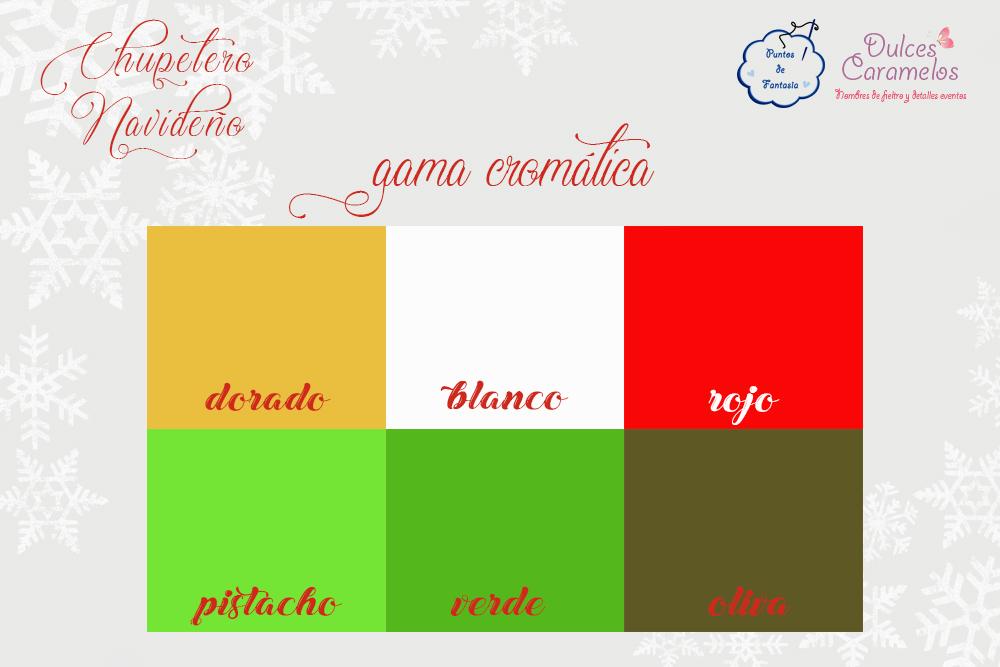gama cromatica navidad
