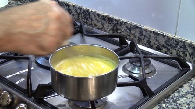 Esta es la textura de la crema pastelera