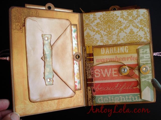 Mini album de recuerdos lovely