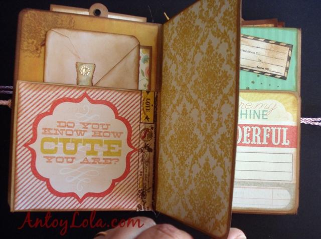 Mini album de recuerdos lovely