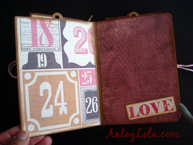 Mini album de recuerdos lovely