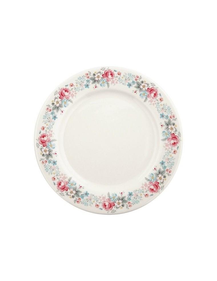 PLATO DE CERÁMICA DE 25 CM MARIE PALE GREY GREEN GAT