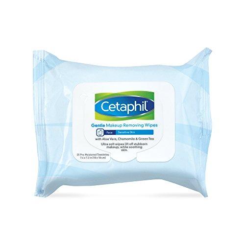Cetaphil - Toallitas para eliminar maquillaje, 25 unidades