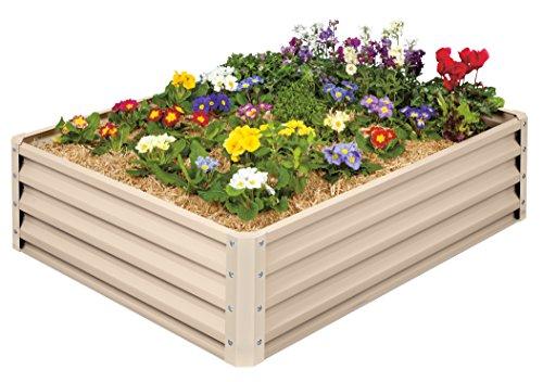 Metal Raised Garden Bed Kit - Elevated Planter Box For Growing Herbs, Vegetables, Flowers, and Succulents (1)