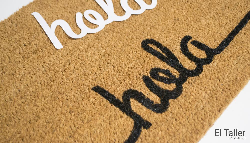 Pintar un felpudo a tu gusto