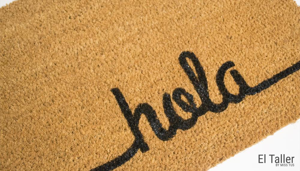 Pintar un felpudo a tu gusto