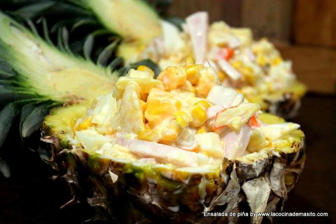 ensalada de piña